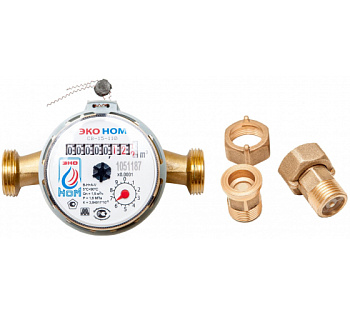Счетчик воды антимагнитный  ДУ15 L110 с КМЧ "ЭКО НОМ-15-110" 2024