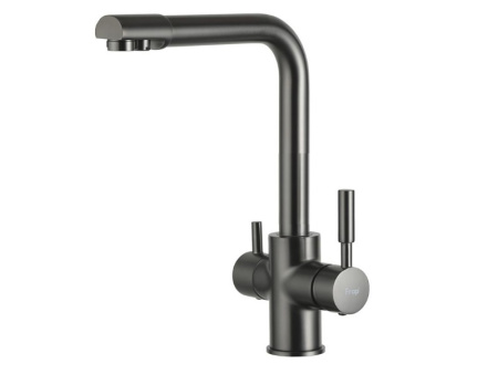 Смеситель для кухни с доп выходом (оруж.сталь) *10 F4352-9 FRAP