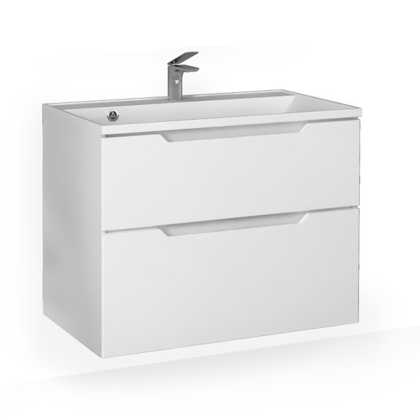 Тумба Wector 80 подвесная Белая