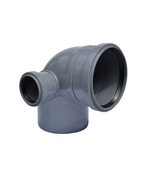 Отвод  Политэк 110*50*90 ПП левый (25шт.)