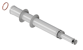 Труба с наконечником антилед Ф60/100 L750 KRATS раструб