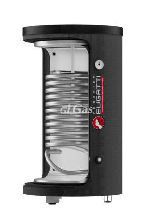 Бойлер косвенного нагрева S220A480 Federica Bugatti из нержавеющей стали со змеевиком