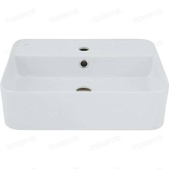 Раковина накладная Dreja Джой 46 Аквалоджик 125 390 460 Белый