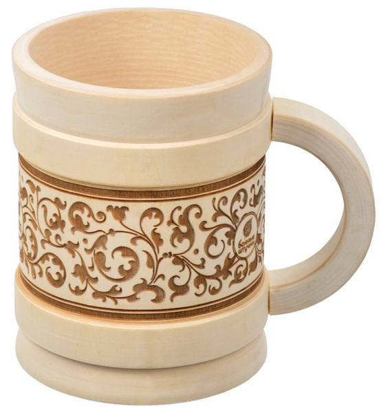 Кружка Банные штучки точечная "Бочонок"