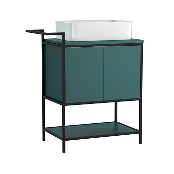 Тумба под раковину напольная BOTANIQUE 80 для CREA 50 зелёный (снят с производства)