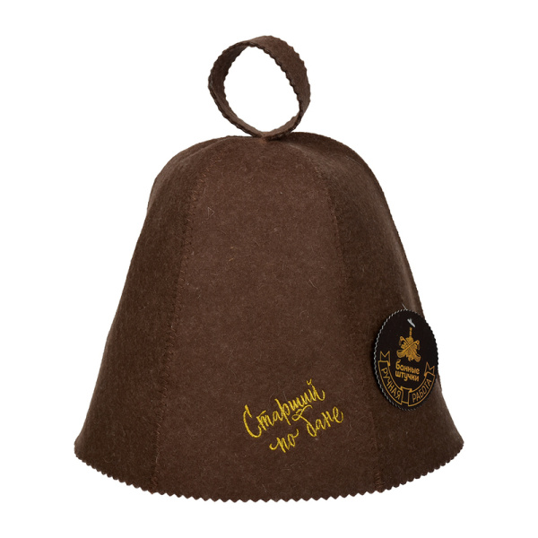 Шапка  Банные штучки Старший по бане