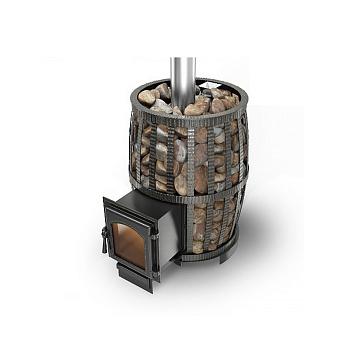 Печь  Везувий  Легенда Русский пар Ковка 18