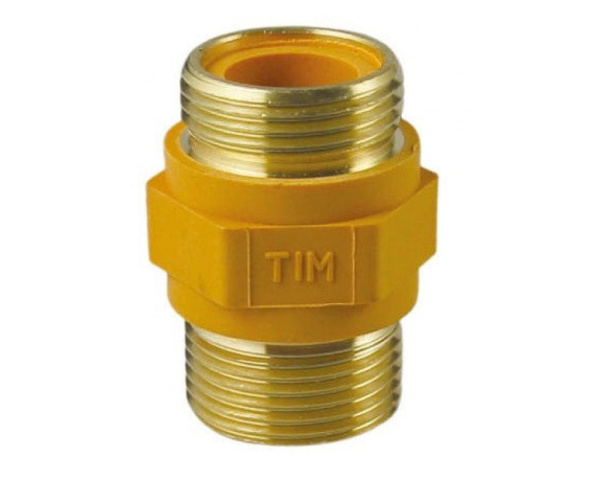 Изолирующее  соединение (диэлектрическая муфта) - 20 (желтая) г.ш. TIM