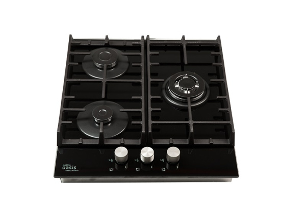 Варочная панель газовая "making Oasis everywhere" P-3GBT (B) Oasis