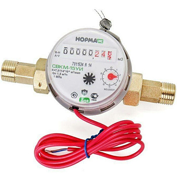 Счетчик воды антимагнитный НОРМА ИС ДУ15 L110 с КМЧ "СВКМ-15"
