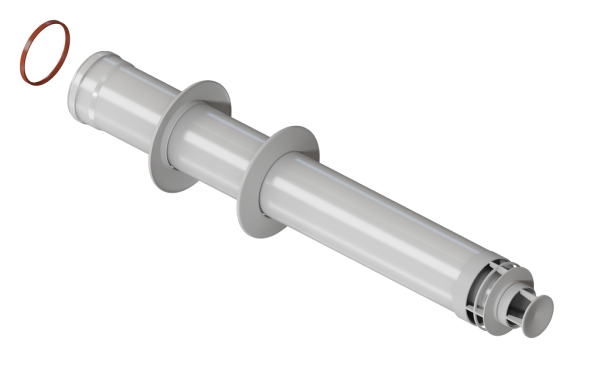 Труба с наконечником стандарт Ф60/100 L750