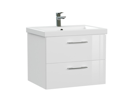 Тумба под раковину подвесная LARA 60 для COMO 60 орех CERSANIT