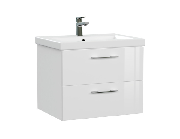 Тумба под раковину подвесная LARA 60 для COMO 60 орех CERSANIT