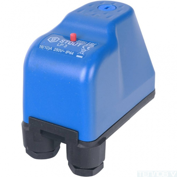 Реле сухого хода (0,15-0,9) bar 1/4" нак гайка