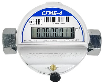 Счетчик газа СГМБ-4 с импульсным выходом Орел 3/4"