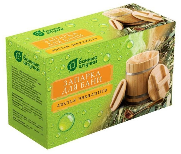 Запарка Банные штучки для бани Листья эвкалипта