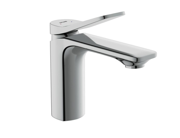 Смеситель для раковины ODRA однорычажный клик клак 63050 CERSANIT