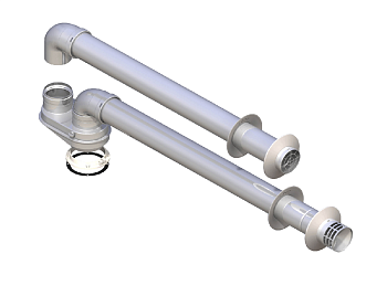 Комплект на разделительную систему для конденсационных котлов 80/80 (Bugatti COND 35B, 50C, 99C)