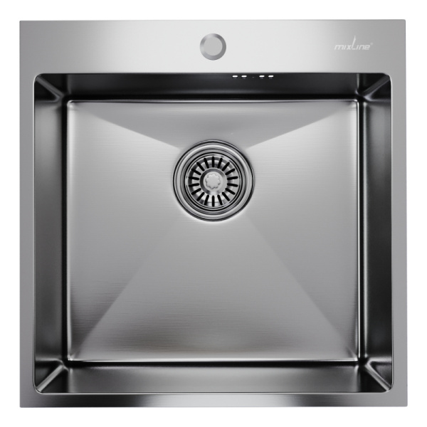 Мойка настольная MIXLINE PRO 50х50 (черный графит)