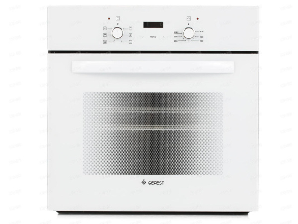 Духовой шкаф Гефест ЭДВ ДА 622-02 Б бел.с рис. (59,5х59,8х56,5)