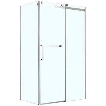 Душевое ограж 900*1200*2000 БЕЗ ПОДДОНА (раздвиж дверь) пр-ль серо, стек VANCOUVER 1131 R