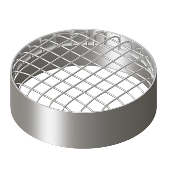 Наконечник трубы алюминиевый d80мм