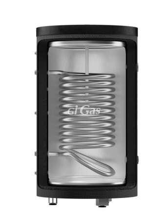 Бойлер косвенного нагрева S160A480 Federica Bugatti из нержавеющей стали со змеевиком