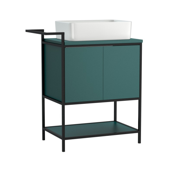 Тумба под раковину напольная BOTANIQUE 80 для CREA 50 зелёный (снят с производства)