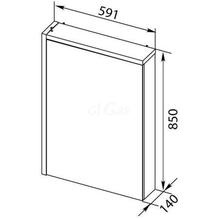 Зеркало Aquanet Фостер 6 Мистери