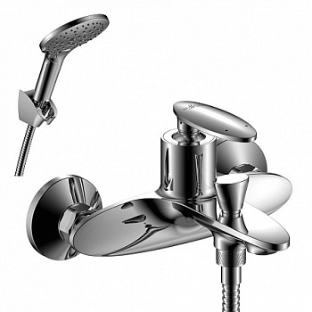 Смеситель универсальный с монолитным изливом  Rossinka RS30-31