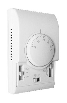 Термостат комнатный со встроенным трехступенчатым переключателем скорости НС3S Reventon