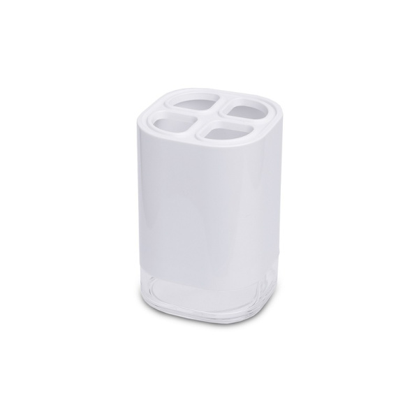 стакан для зубной пасты KLAR  Primanova пластик белый