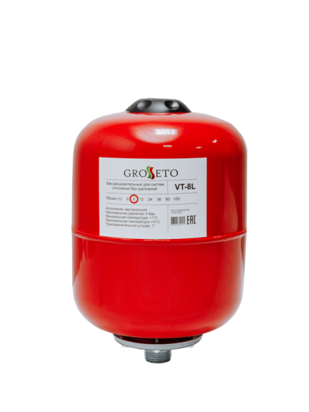Бак расширительный (экспанзомат) Grosseto 8л 1"