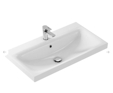 Раковина мебельная MODUO 80 1 отв.