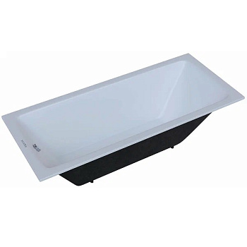 Ванна чугунная эмалированная Aquatek Альфа 170x75 AQ8970F-00 в компл с 4-мя но;ками