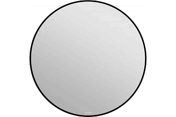Зеркало ECLIPSE smart  90x90 с подсветкой круглое черная рамка 64148 CERSANIT