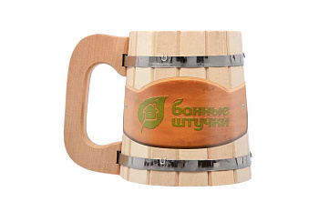 Кружка Банные штучки бондарная 0,5л липа