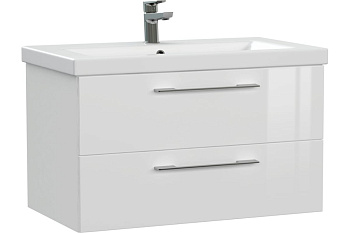 Тумба под раковину подвесная LARA 80 для COMO 80 белый 64137 Cersanit