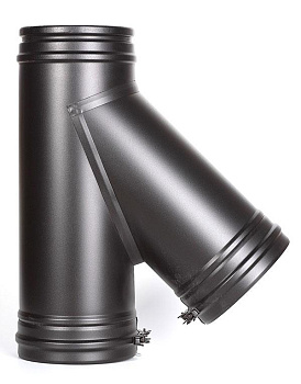 Тройник  45* д.150 РМ25 (черн.)   Теплов и Сухов