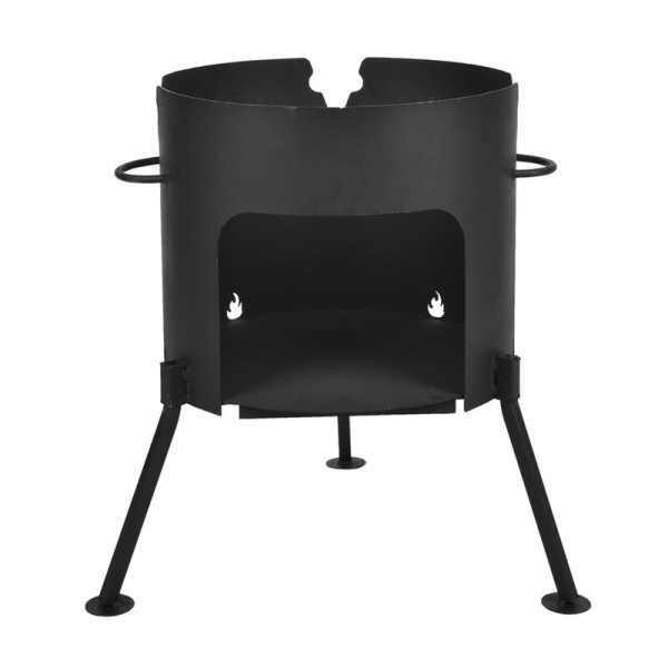 Печь под казан 16 л без трубы сталь 2 мм