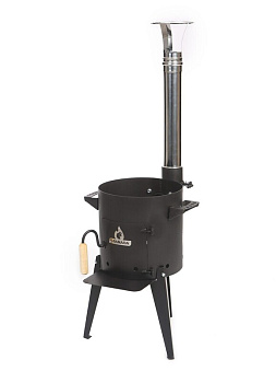 Печь под казан  Granada PDK D, дымоход Д80