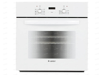 Духовой шкаф Гефест ЭДВ ДА 622-02 Б бел.с рис. (59,5х59,8х56,5)