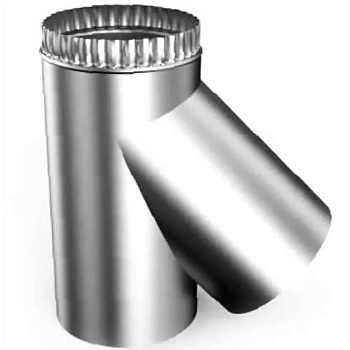 Сэндвич-тройник 45* ф 120/200  нерж/оцин 0,5 ммК Sferra