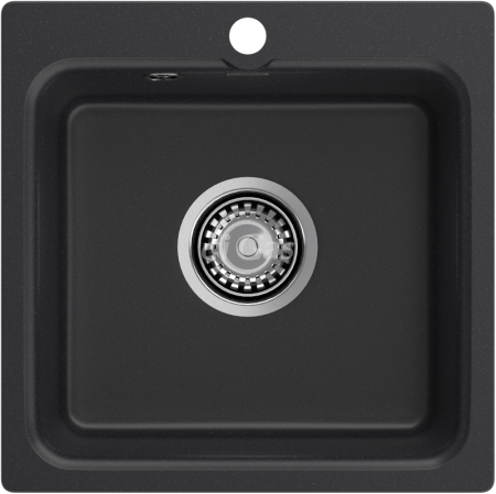 Мойка SANTREK AQUA Verto SAV43 (черный) (+сифон)