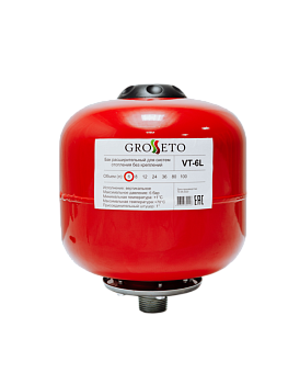 Бак расширительный (экспанзомат) Grosseto 6л 1"