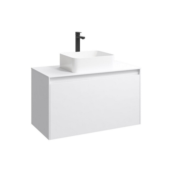 Фасад тумбы под умывальник Mobi белый F8/W Аквалоджик