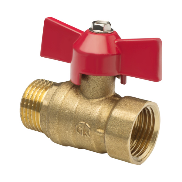 Кран шаровый AQUALINK 1"  вн/нар бабочка 11Б27П1