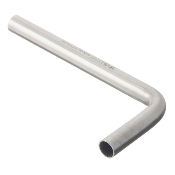 Отвод 90гр. из нерж.стали диаметр 15,L=70x160ммValtec