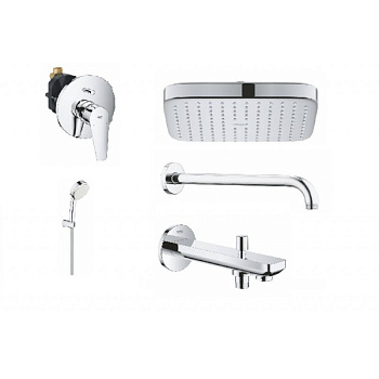 Набор для ванны встройка (29079001+26681000+28576000+26084002+13390000) 110500 BauEdge GROHE