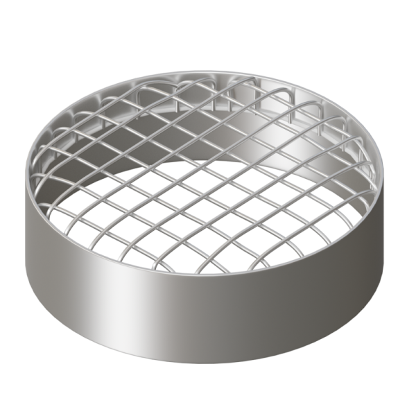 Наконечник трубы алюминиевый d80мм